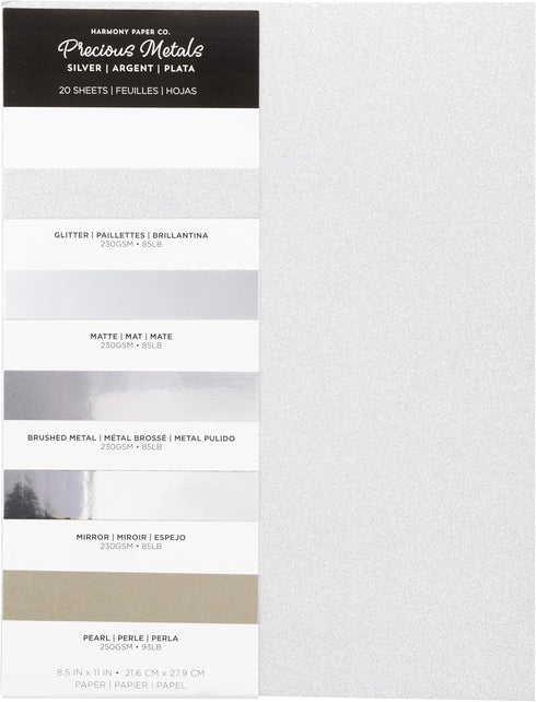 SILVER PAPER PACK 20/PKG